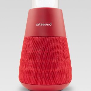 ArtSound - LIGHTHOUSE, portable BT speaker, light & charge, rood