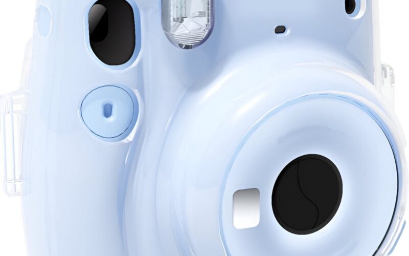 Clear Case Geschikt Voor Fujifilm Instax Mini 11 - Beschermhoes - Hoesje Met Vakje - Transparant