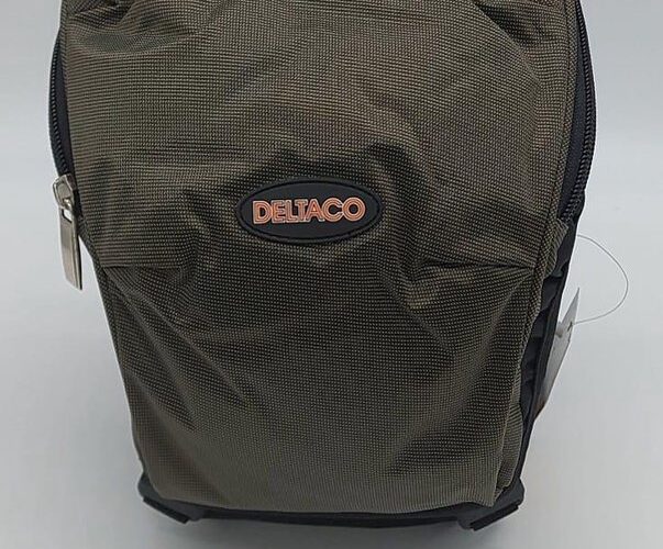 DELTACO - Cameratas - Middelgrote Cameratas - Camera Hoesje - Cameratas - Polyester - Zwart met Groen