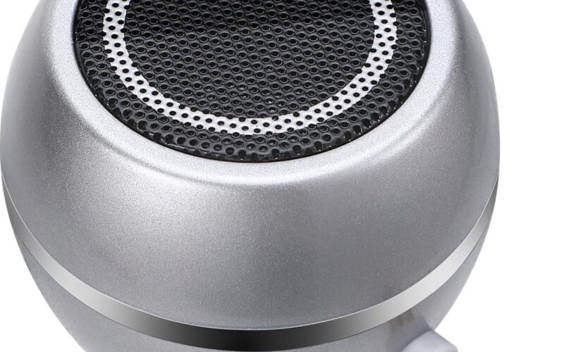 Draadloze draagbare mini-luidspreker - 3 W oplaadbaar - line-in - mobiele telefoon speaker met aux-audiojack - iPhone iPad iPod tablet