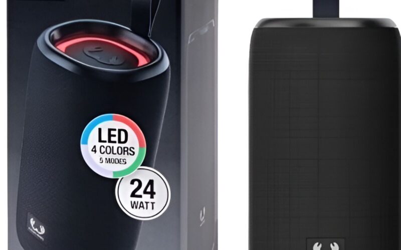 Fresh 'n Rebel - Draadloze Bluetooth Speaker - Speaker Met Verlichting - Double Fun Mode - Zwart