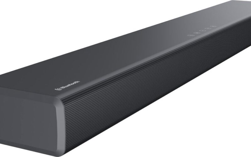 Horizon Soundbar voor TV met Afstandsbediening en Ingebouwde Subwoofer - Werkt op alle TV's - Bluetooth - 2.1CH - 150W - Speaker - Antraciet