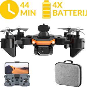 Killerbee FX1 Maverick - Drone met dubbele camera - geschikt voor kinderen en volwassenen - Ultra Fly More Combo - 48 minuten vliegtijd - Inclusief gratis video tutorials, tas en 4 accu's !!
