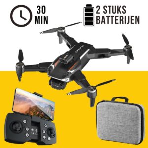 Killerbee GX1 Raptor - GPS Drone met camera en obstakel ontwijking - Voor kinderen en volwassenen - Inclusief 2 accu's - 36 minuten vliegtijd - brushless motoren