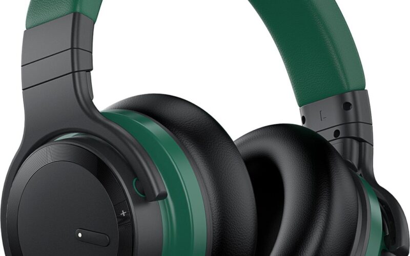 Koptelefoon Bluetooth - Groene Draadloze Active Noise Cancelling Premium Hoofdtelefoon - Draadloos - Met Microfoon - Met Draad - Koptelefoons - Headphones