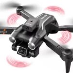 LUXWALLET Libra Light Max Drone - Drone Met Vierzijdige Obstakel Ontwijking - Drone Met Twee Camera's - 480P - Opvouwbaar - 360° Vliegsysteem - Richtingspunt Vluchtmodus - Zwart