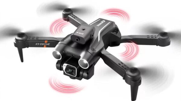 LUXWALLET Libra Light Max Drone - Drone Met Vierzijdige Obstakel Ontwijking - Drone Met Twee Camera's - 480P - Opvouwbaar - 360° Vliegsysteem - Richtingspunt Vluchtmodus - Zwart
