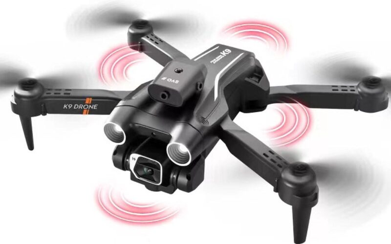 LUXWALLET Libra Light Max Drone - Drone Met Vierzijdige Obstakel Ontwijking - Drone Met Twee Camera's - 480P - Opvouwbaar - 360° Vliegsysteem - Richtingspunt Vluchtmodus - Zwart