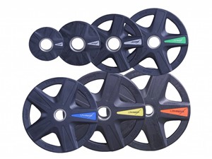 Lifemaxx Olympic Disc 5-grip model -ø50 mm - 1,25 kg