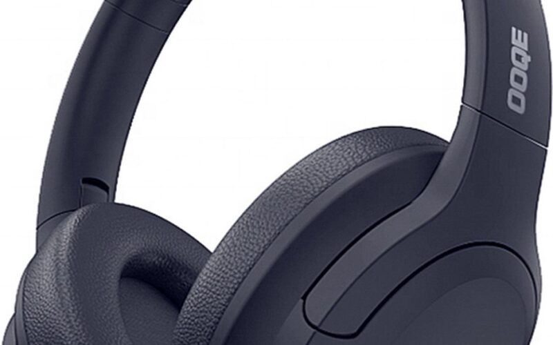 OOQE PRO HX9 - Koptelefoon | Koptelefoon Bluetooth | Koptelefoon Draadloos | Koptelefoon met Microfoon | Passive Noise Cancelling | ClearTone: Zuiver | Nieuwste Bluetooth 5.3 | Opvouwbaar | Ergonomisch | Energiezuinig: Lange Batterijduur | Blauw