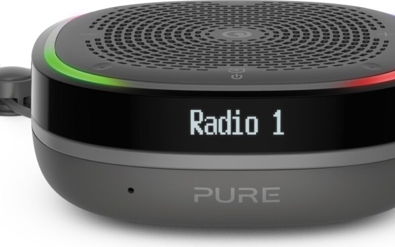 Pure StreamR Splash Smart Speaker - DAB+, FM en Bluetooth Radio - Zwart