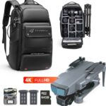 Tedroka® KAI TWO 4K GPS Drone - 3-assige Gimbal - Onder 249g - 25 min Vlucht, 5G Transmissie,360° Obstakel Vermijding - RC Drone - EIS Anti-Schok - Auto Return - Tedroka® 7717 cameratas