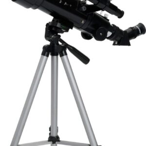 Telescoop - Sterrenkijker - Inc. Statief - Voor Kinderen & Volwassenen - Astronomie - Sterrenkunde - Draagbaar - Mat Zwart