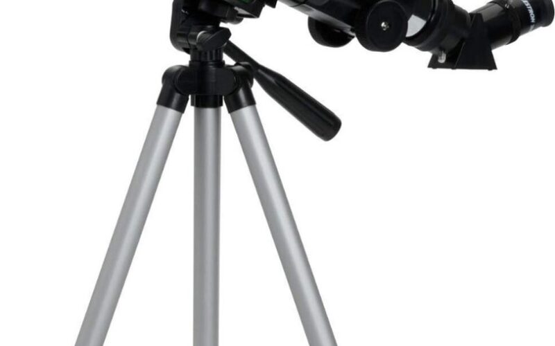 Telescoop - Sterrenkijker - Inc. Statief - Voor Kinderen & Volwassenen - Astronomie - Sterrenkunde - Draagbaar - Mat Zwart
