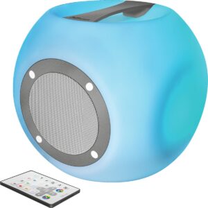 Trust Lara | Draadloze Bluetooth Speaker met Verlichting | Voor Smartphone of Tablet | Max