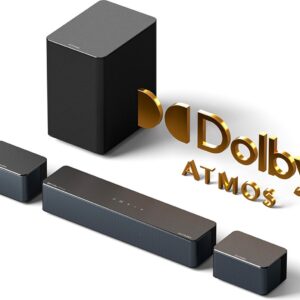 Ultimea Poseidon D60 Soundbar Subwoofer Speaker Kit, Dolby Atmos 5.1, Regelbaar Surround Level, Meerdere Modi