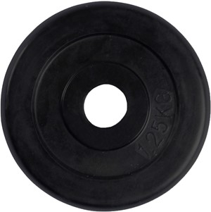 VirtuFit Rubberen Halterschijf - Halter gewicht - 30 mm - 1.25 kg