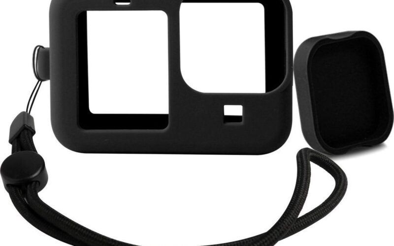 YONO Siliconen Case geschikt voor GoPro Hero 12 11 10 9 - Zwart