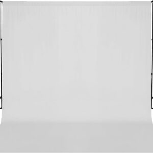 vidaXL Achtergrondsysteem 600x300 cm wit