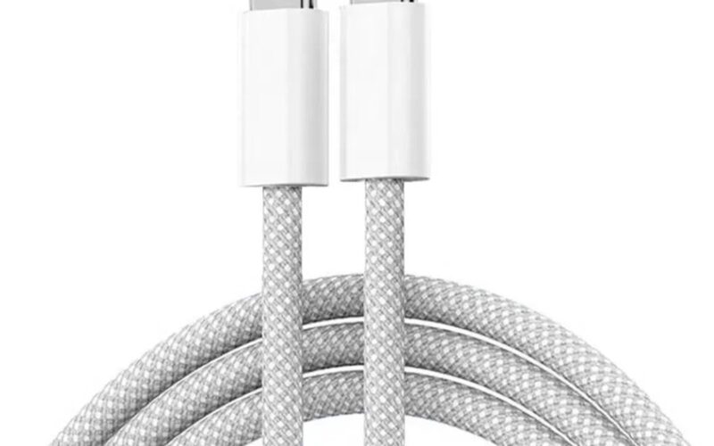 2X USB-C naar USB-C oplader en data kabel - 60W 3A - oplaadkabel - 1 Meter - geschikt voor o.a. Telefoon en Laptop - wit