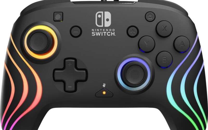 Afterglow WAVE Bedrade Controller - RGB - Back Buttons - Zwart - Nintendo Switch/OLED
