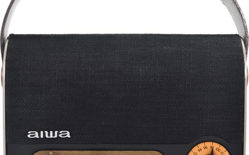 Aiwa RBTU-600 Draagbare & party speaker Mono draadloze luidspreker Beige, Zwart 5 W