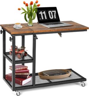 ApexArte® Verstelbare Laptop Tafel - Rollend Bureau