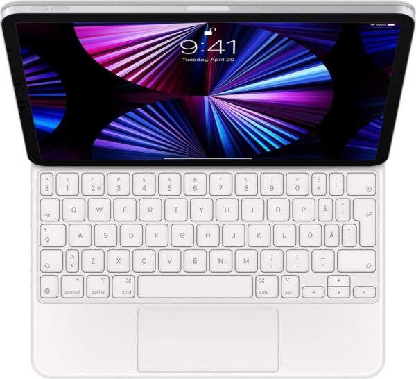 Apple MJQJ3S/A toetsenbord voor mobiel apparaat Wit QWERTY Zweeds