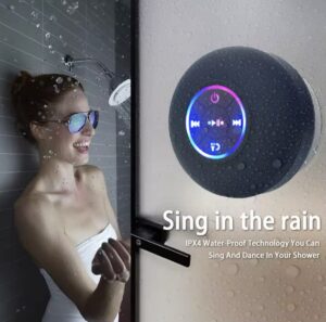 Badkamer Speaker - Bluetooth - Waterdicht - Met Zuignap - Zing Onder de Douche - E3.3