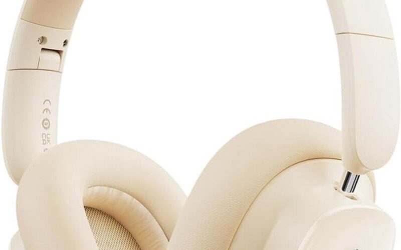 Baseus Bowie H1i Noise Cancelling Draadloze Koptelefoon ANC Beige