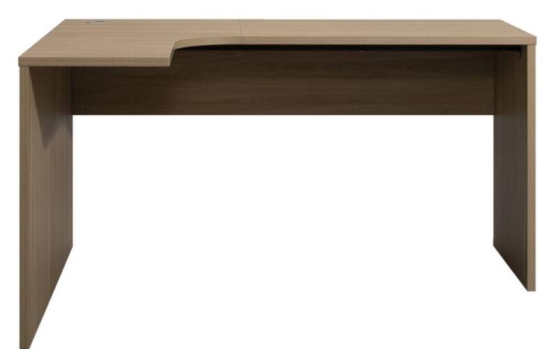 Bureau Alex links - naturelkleur - 150x120x78 cm - Leen Bakker