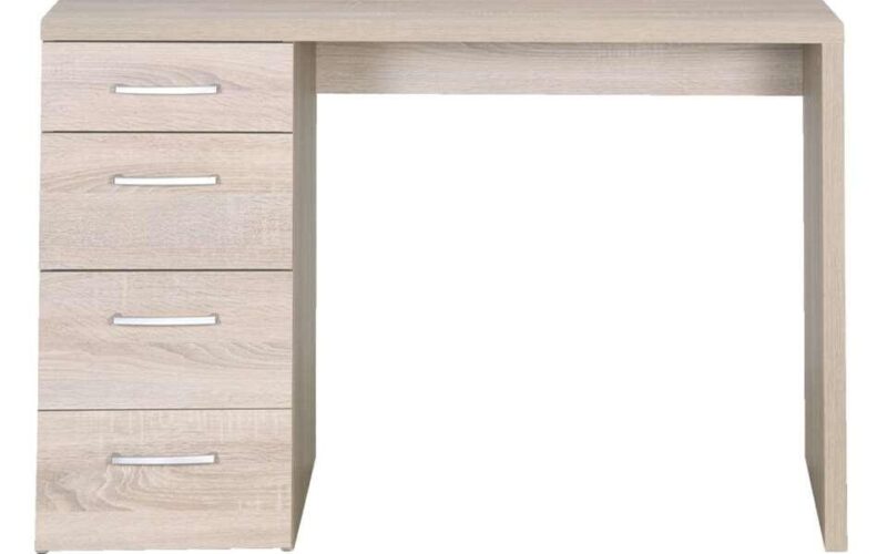Bureau Daan - eikenkleur - 74x110x60 cm - Leen Bakker