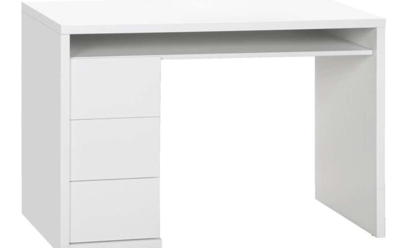 Bureau Genua - wit hoogglans - 75x110x60 cm - Leen Bakker