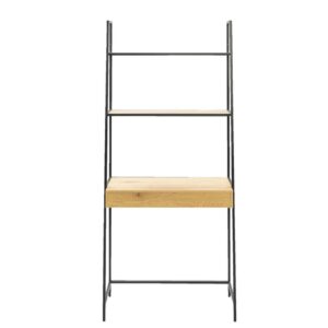 Bureau Jaxx - naturelkleur/zwart - 174,5x77x36 cm - Leen Bakker