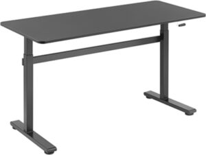 Bureau | Verstelbaar | 140x60 cm | Zwart | Allteq