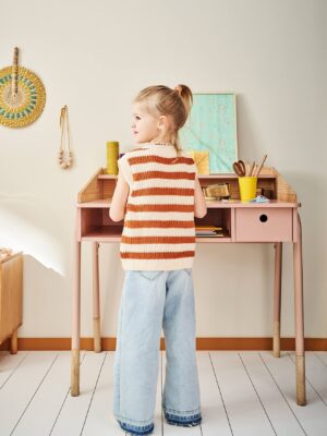 Bureau enfant LIGNE AMAZONIE rose