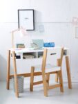 Bureau enfant LIGNE ARCHITEKT blanc/bois clair