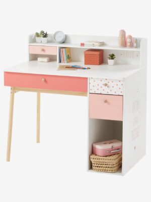 Bureau enfant Léa blanc - bois