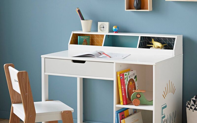 Bureau maternelle LIGNE FUNNY bleu