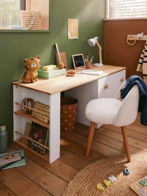 Bureau maternelle LIGNE GRANDE OURSE blanc