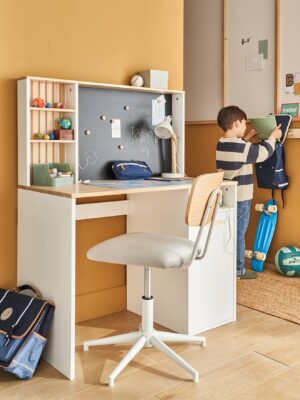 Bureau met leisteen wit