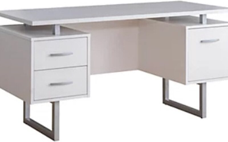 Bureau wit 152x66cm