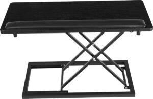 Bureautafel - Bureautafel voor Volwassenen - Bureautafel voor Computer - Computer bureau - Computer Tafel - Laptoptafel - Toetsenbordstandaard - Verstelbare hoogte - Staand werkstation - Staande tafel - Zwar