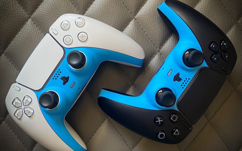 Controller behuizing faceplate - geschikt voor de Playstation 5 controller - Lichtblauw