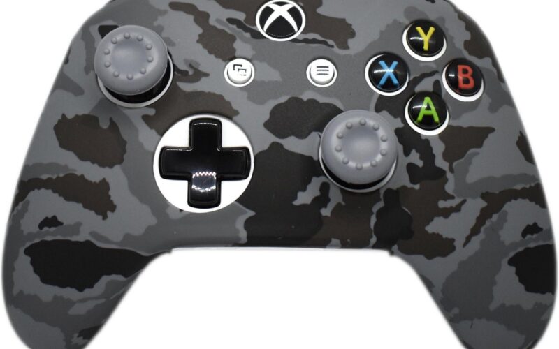 Controller hoesje | Geschikt voor Xbox One | Inclusief 2 Thump grips | Camo