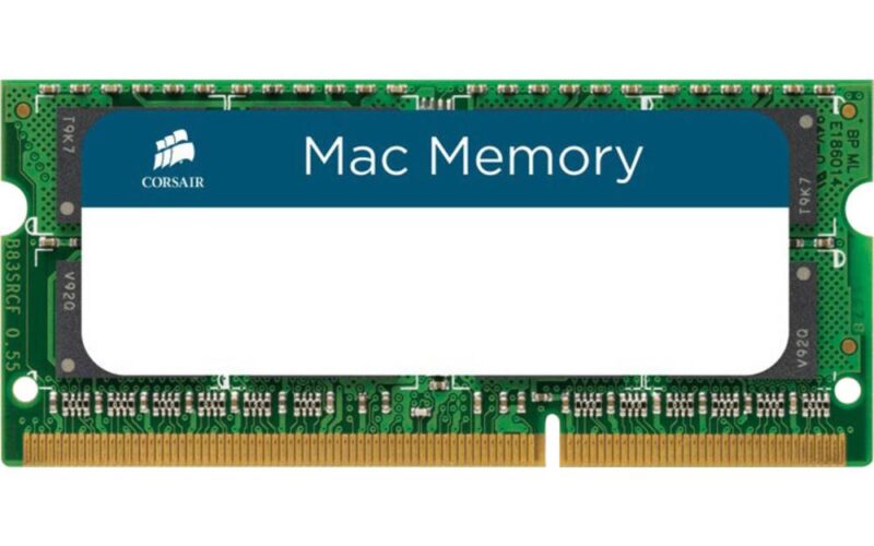 Corsair Mac Memory Werkgeheugenset voor laptop DDR3 16 GB 2 x 8 GB Non-ECC 1333 MHz 240-pins DIMM CL9 9-9-24 CMSA16GX3M2A1333C9