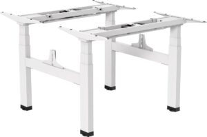 Ergo Office - Elektrisch bureau dubbel hoogteverstelbaar | max hoogte 128cm, max 125kg x2 | Zonder tafelblad