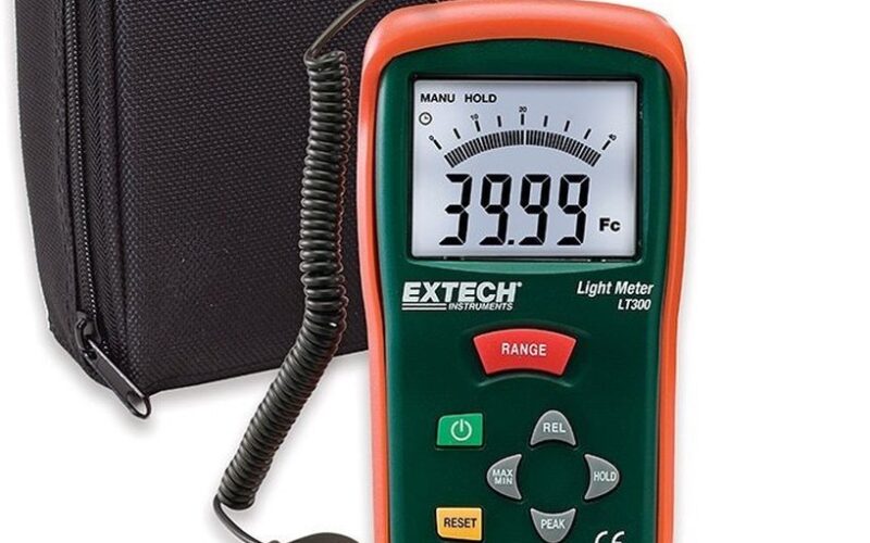 Extech LT300 - analoge en digitale lichtmeter
