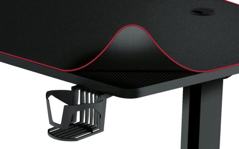 GXT 1175 Imperius - Gaming Desk - Gaming Bureau - Kabelmanagement - XL - Zwart