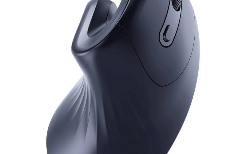 Gembird MUSW-ERGO-03 Ergonomische muis Bluetooth Optisch Zwart 6 Toetsen 800 dpi, 1200 dpi, 1600 dpi